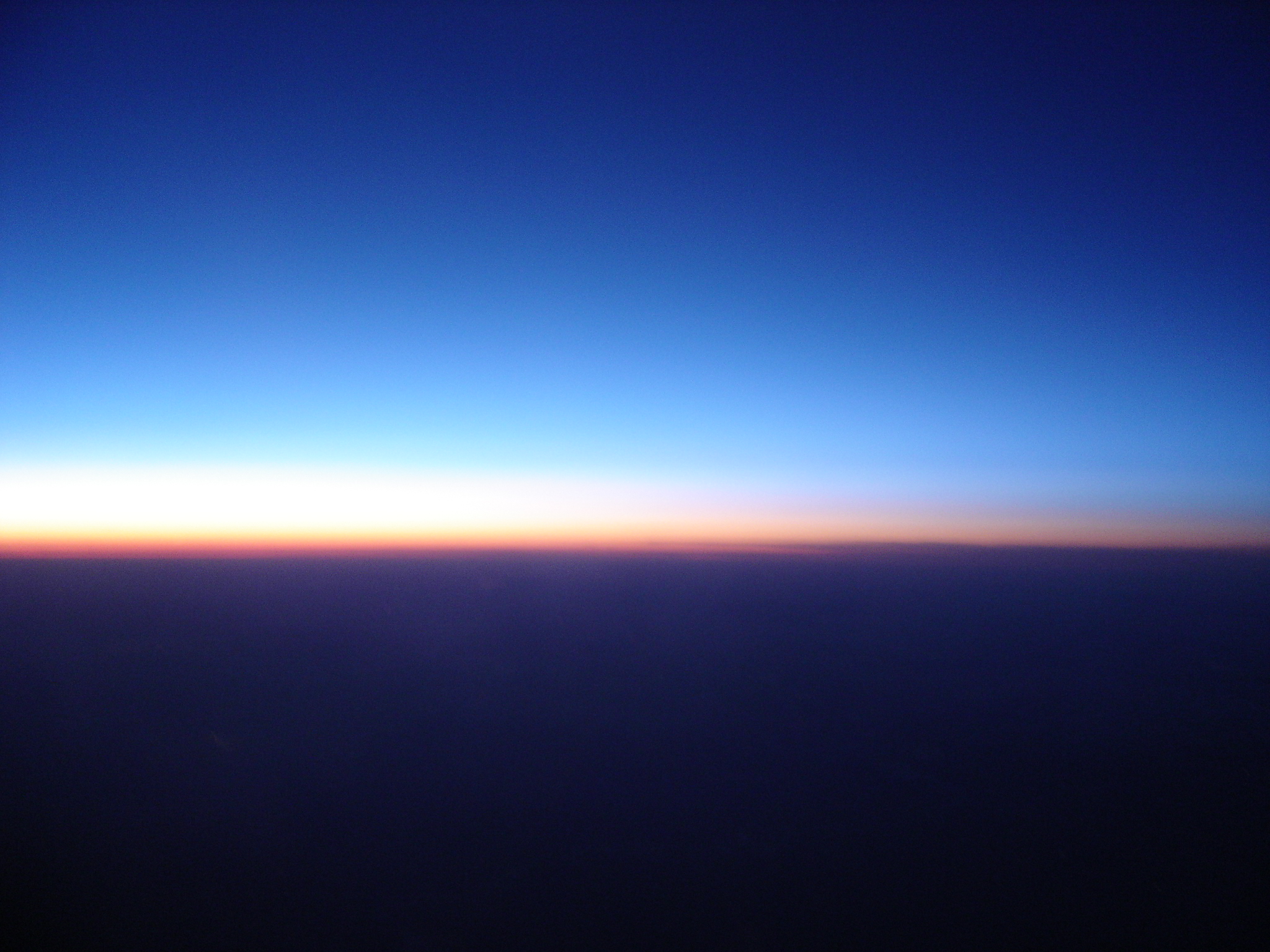 Sunset on the way to Austin from Chicago